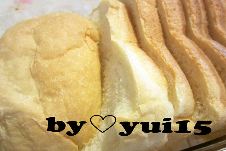 Hb もちもち食パン 片栗粉 レシピ 作り方 By Yui15 クックパッド 簡単おいしいみんなのレシピが352万品