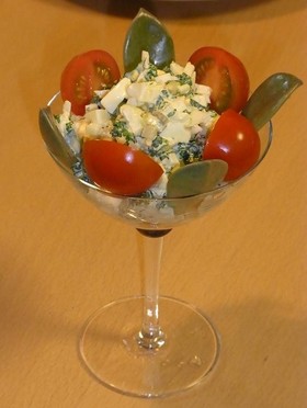 カジキのタルタルソースとグラパラリーフ