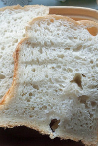白神酵母でHB食パン・天然酵母みたい！