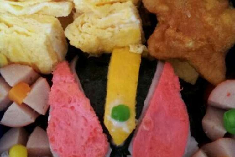 キャラ弁 仮面ライダー電王おにぎり レシピ 作り方 By Shyunsei クックパッド 簡単おいしいみんなのレシピが357万品