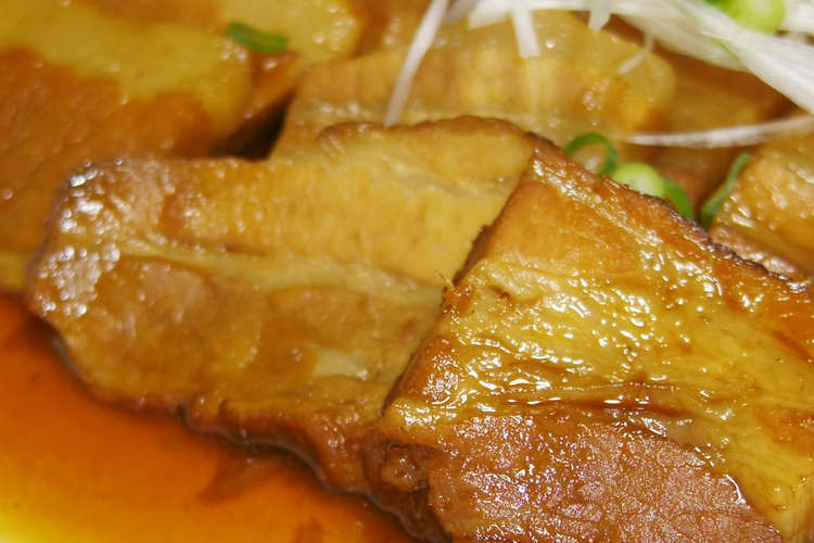 料理男子も挑戦 彼氏にも喜ばれる豚の角煮 レシピ 作り方 By しるびー１９７８ クックパッド