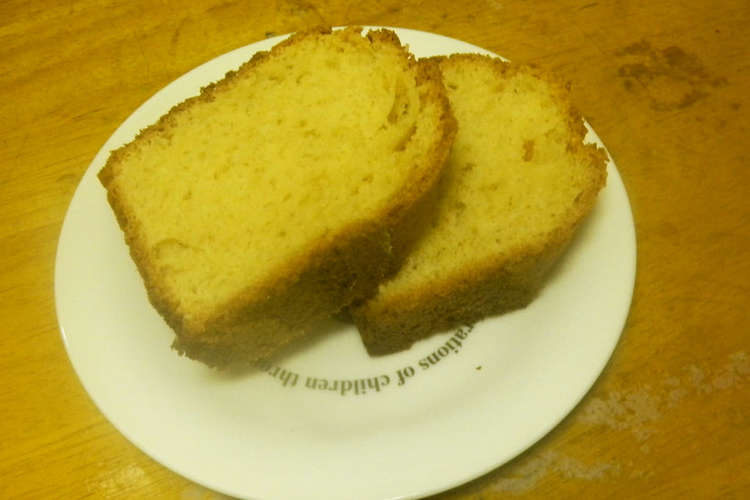 メープル風味のパウンドケーキ レシピ 作り方 By Rei Zaru クックパッド