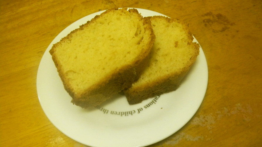メープル風味のパウンドケーキの画像