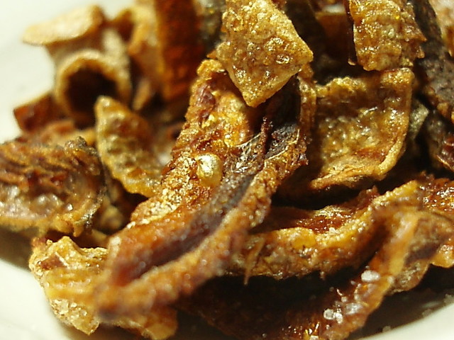 ビールの合う 鮭とば皮チップス レシピ 作り方 By なるもっぺ クックパッド