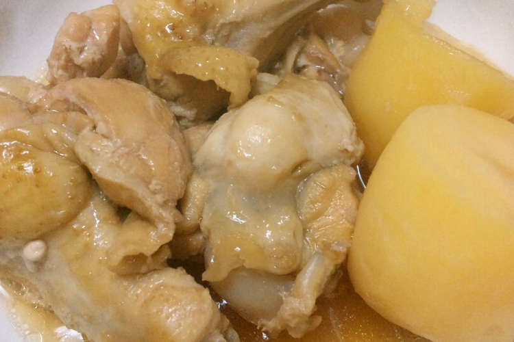 手羽元とじゃがいものほっこり煮 圧力鍋で レシピ 作り方 By きじとしろ クックパッド