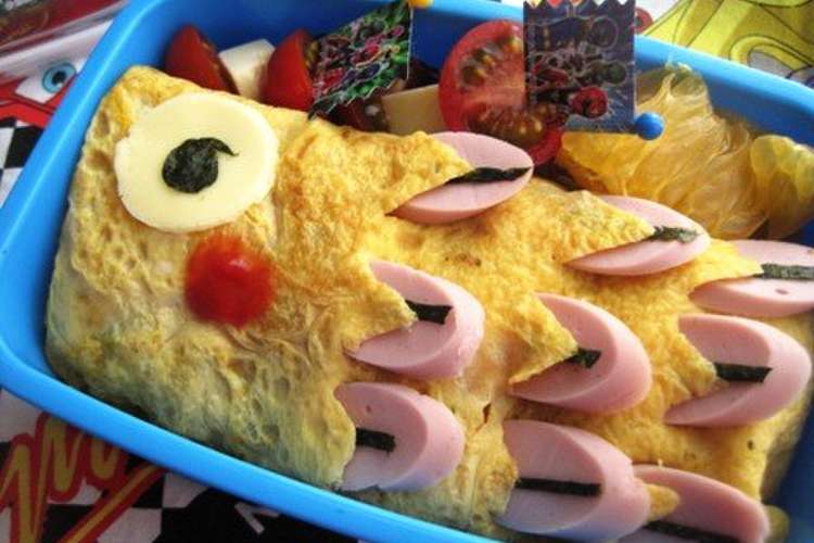 鯉のぼりのオムライス弁当 キャラ弁 レシピ 作り方 By Ritotsu クックパッド 簡単おいしいみんなのレシピが352万品