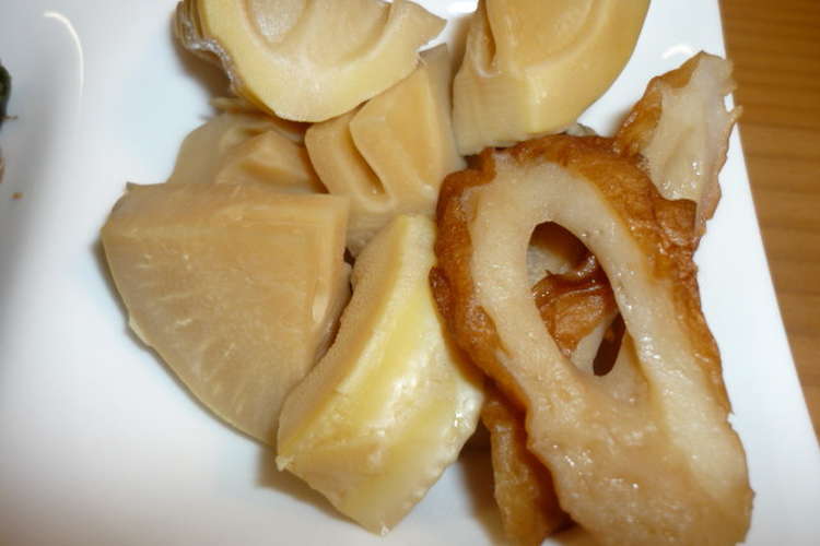 めんつゆで簡単 タケノコとちくわの煮物 レシピ 作り方 By 白リス クックパッド