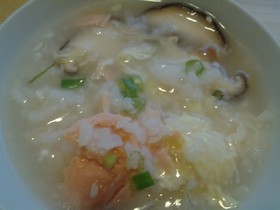 アメリカ 塩麹で雑炊