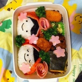 キャラ弁当 赤ずきんちゃん お弁当の画像