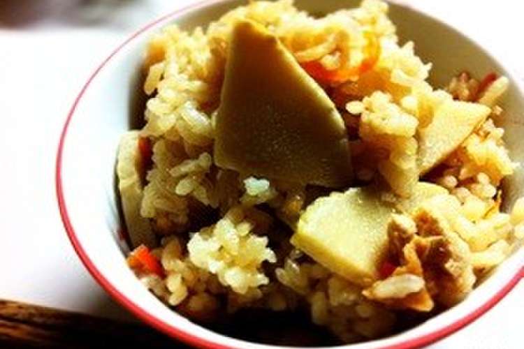 めんつゆ黄金比 炊き込みご飯 レシピ 作り方 By ににすけ クックパッド 簡単おいしいみんなのレシピが355万品