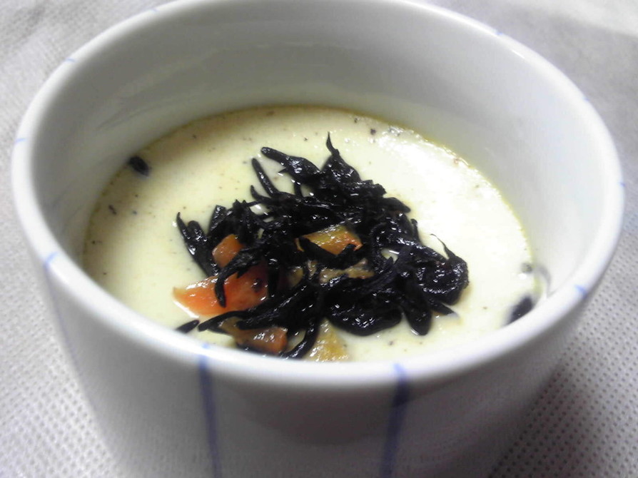 リメイク☆ひじきの煮物で作る茶碗蒸しの画像
