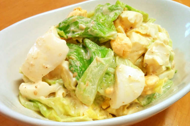 キャベツとゆで卵の和風タルタルサラダ レシピ 作り方 By ゆめ クックパッド 簡単おいしいみんなのレシピが375万品