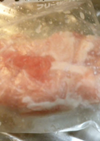 塩麹さんde冷凍お肉の解凍