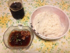生の小海老で作る素麺つゆ☆彡