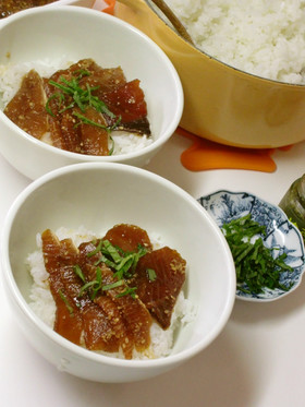 漁師めし*ブリのあつめし丼