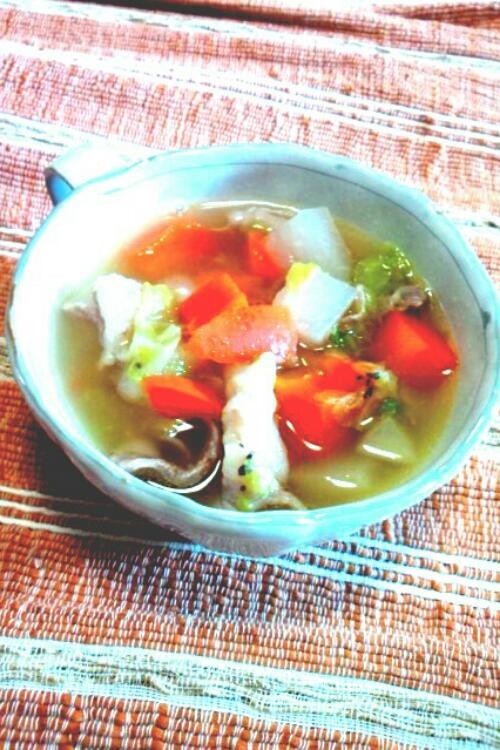 簡単！！ヘルシー！！野菜スープの画像