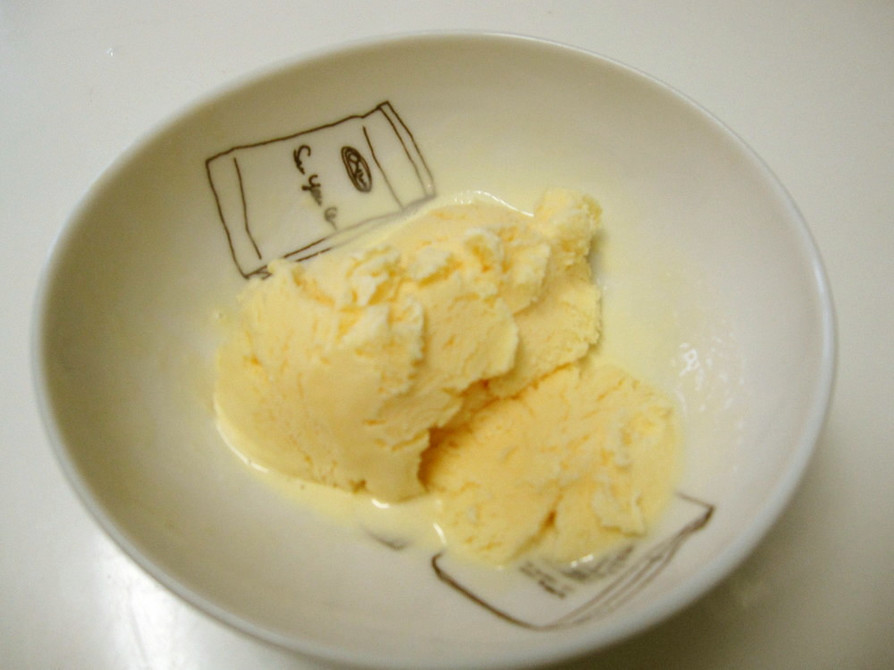 超簡単　バニラアイスクリームの画像
