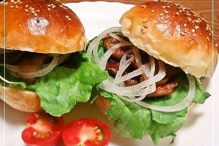 わさびソース 豚バラてり焼きバーガー レシピ 作り方 By みどふぁどベシ クックパッド