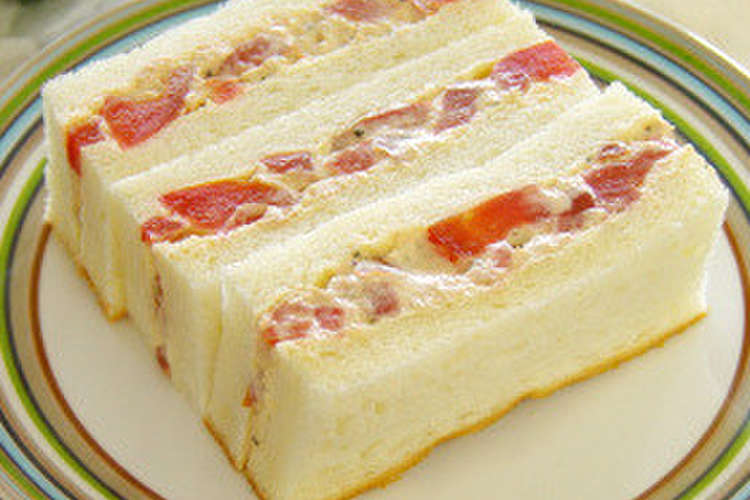 トマトとツナのサンドイッチ レシピ 作り方 By Vegeange クックパッド 簡単おいしいみんなのレシピが352万品