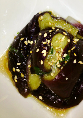 レンジで簡単!なすの煮浸し(中華風)