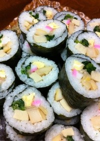 タケノコの巻き寿司