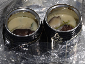 ソーラー空き缶茶碗蒸し