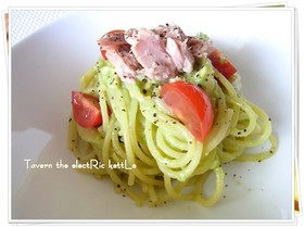 アボカドde和風グリーンクリームパスタ