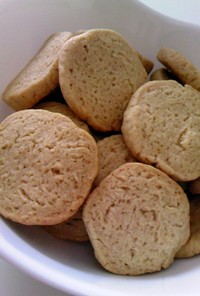 オーブントースターで作るきな粉クッキー