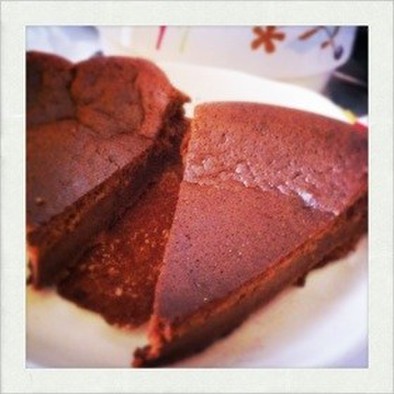 簡単チョコレートケーキの写真