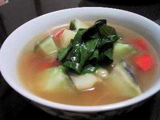 コールラビの野菜スープの画像