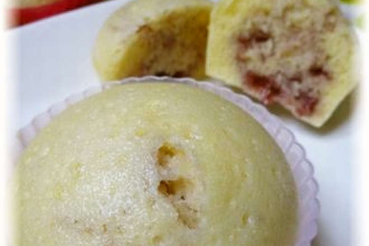 Hm いちごジャム蒸しパン レシピ 作り方 By ともまき０３１３ クックパッド