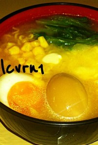 袋麺をｱﾚﾝｼﾞ♡味噌ラーメン