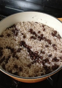 いつでも簡単、うるち米の赤飯