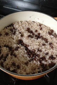 いつでも簡単、うるち米の赤飯