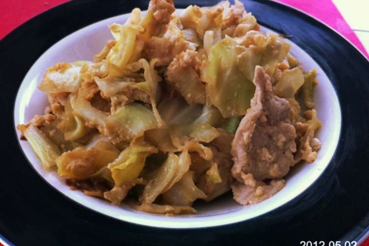 キャベツと豚肉 卵の味噌炒め レシピ 作り方 By Chirol528 クックパッド 簡単おいしいみんなのレシピが354万品