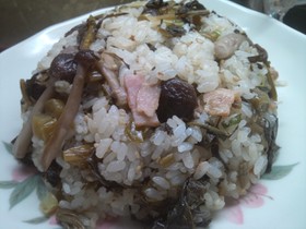 高菜風、からし菜チャーハン