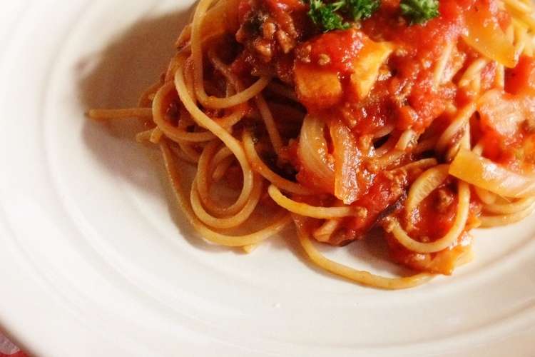 スパゲッティペペロンチーノ トマトソース レシピ 作り方 By Naoexoxo クックパッド 簡単おいしいみんなのレシピが375万品