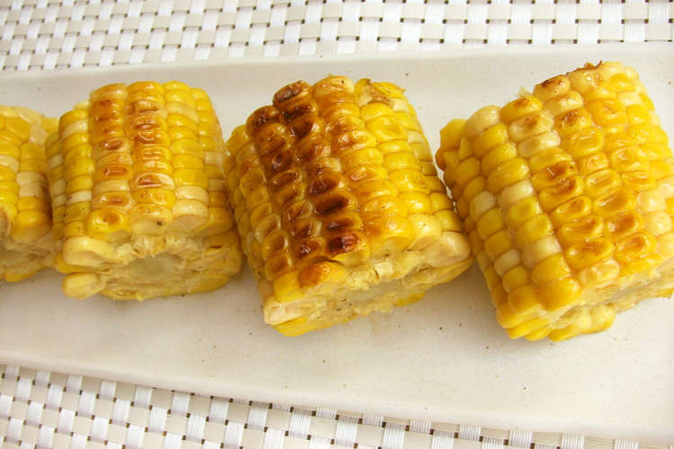 qに子供が大好き焼きなとうもろこし レシピ 作り方 By きらきら クックパッド