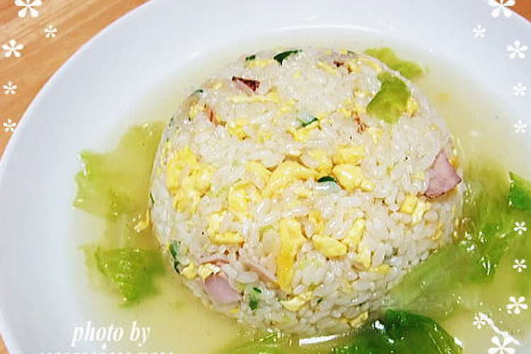 レタスのあんかけチャーハン レシピ 作り方 By ゆみぃマム クックパッド