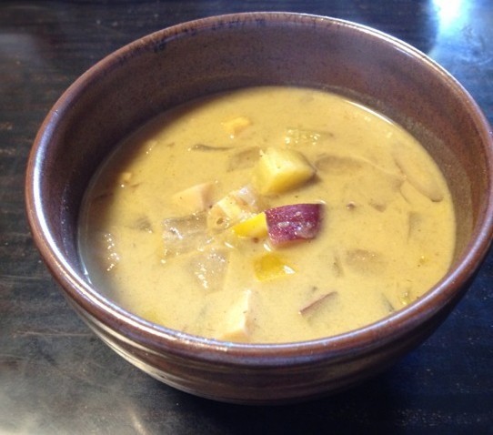 さつま芋のカレー・スープの画像