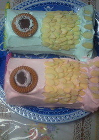 2012年〜子供と作った鯉のぼりケーキ！