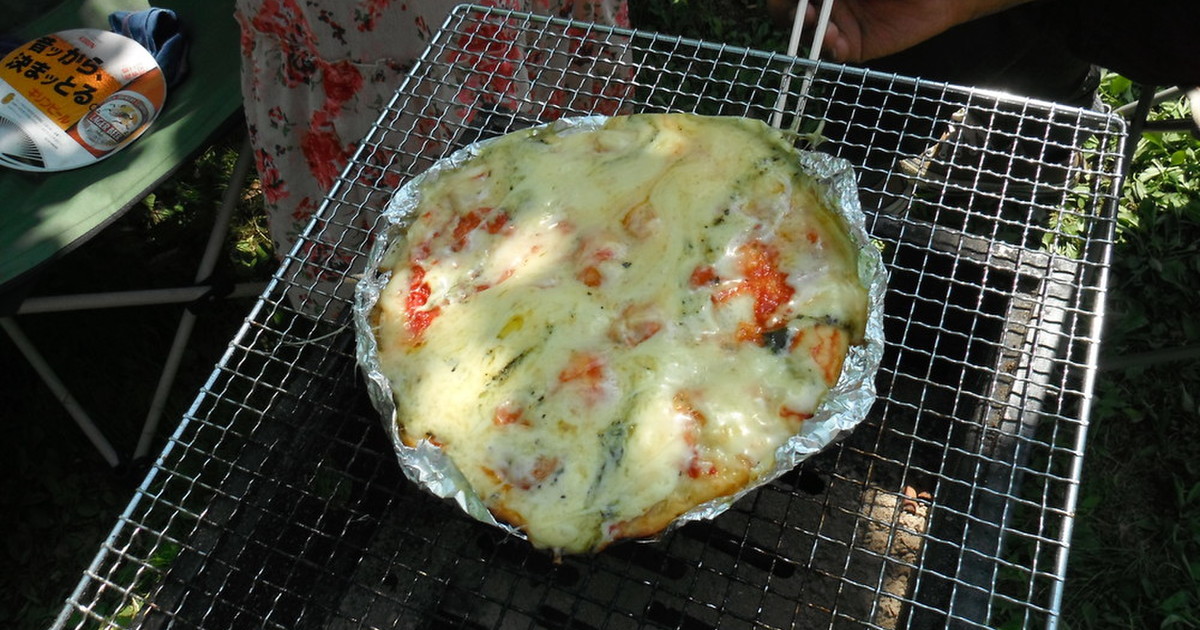 ｂｂｑで もてもてピザ レシピ 作り方 By うっでぃ クックパッド