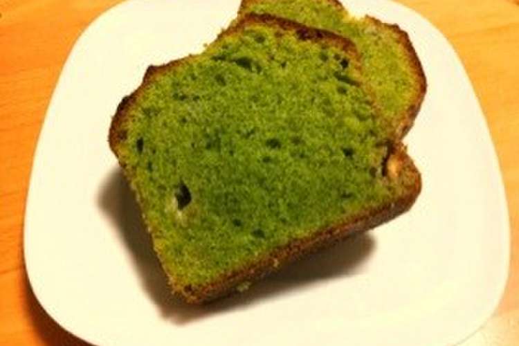 抹茶 ホワイトチョコのパウンドケーキ レシピ 作り方 By Hoa Chan クックパッド 簡単おいしいみんなのレシピが365万品