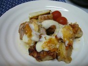 鶏もものチーズ焼きの写真