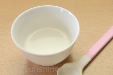 【離乳食 初期】おもゆ(重湯)の写真