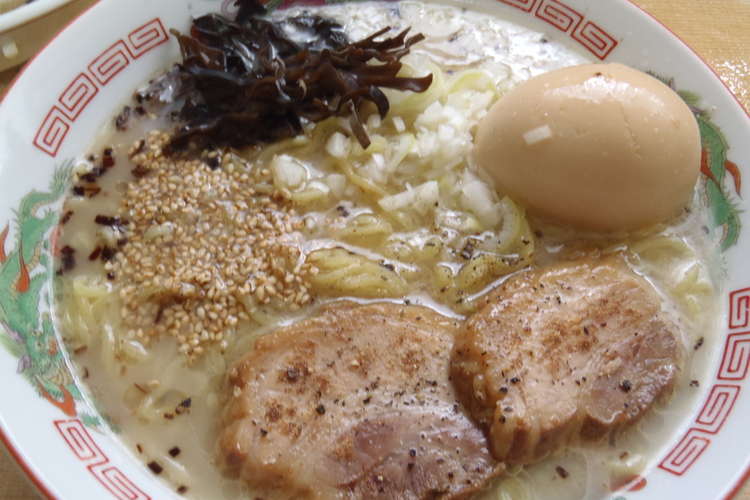 こってり濃厚本格とんこつラーメン レシピ 作り方 By にこにこりこっち クックパッド