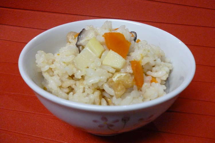鶏がらスープでおいしい たけのこごはん レシピ 作り方 By かかこまま クックパッド 簡単おいしいみんなのレシピが360万品