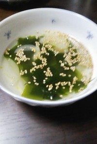 とぎ汁中華スープ