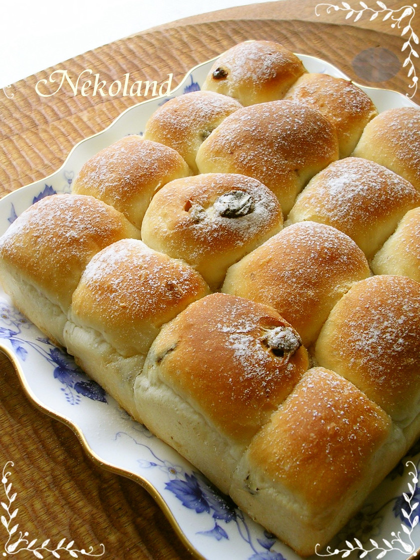 タピオカ粉でレーズンちぎりパン by nekoland 【クックパッド】 簡単おいしいみんなのレシピが358万品