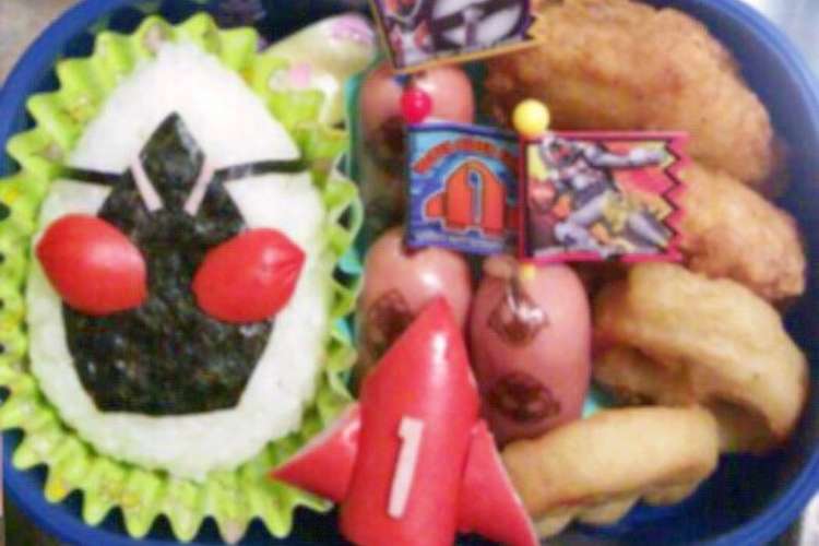 超簡単 仮面ライダーフォーゼ キャラ弁 レシピ 作り方 By めぐぱっちょ クックパッド 簡単おいしいみんなのレシピが361万品